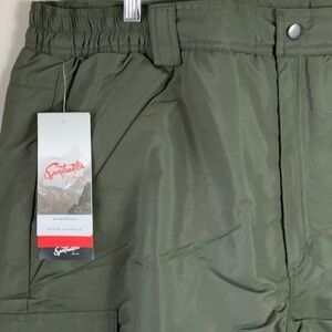 Sportscasters Men’s Insulated cargo snowboard pant Olive Drab